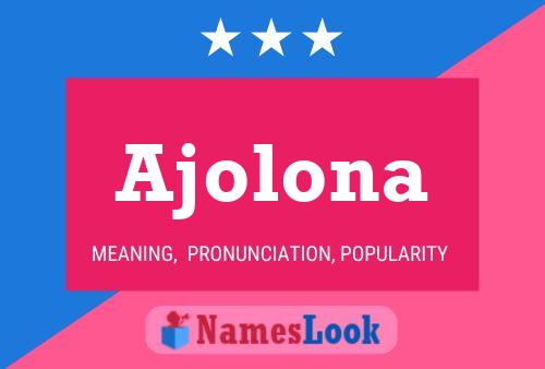 ملصق اسم Ajolona