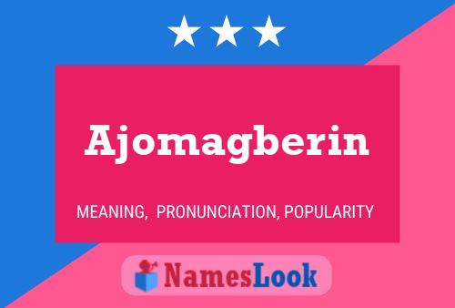 ملصق اسم Ajomagberin