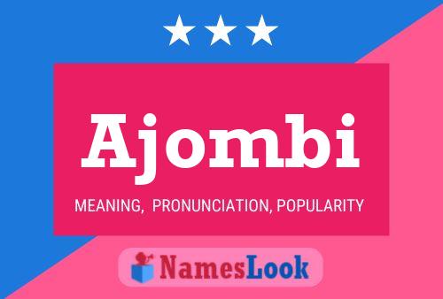 ملصق اسم Ajombi