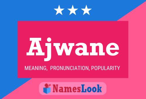 ملصق اسم Ajwane