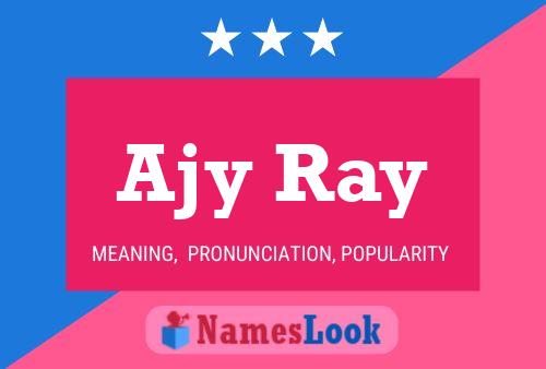 ملصق اسم Ajy Ray