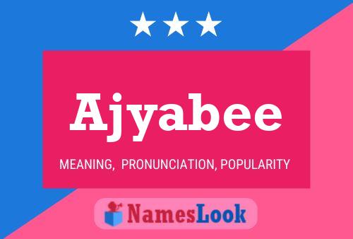 ملصق اسم Ajyabee