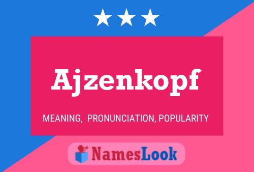 ملصق اسم Ajzenkopf