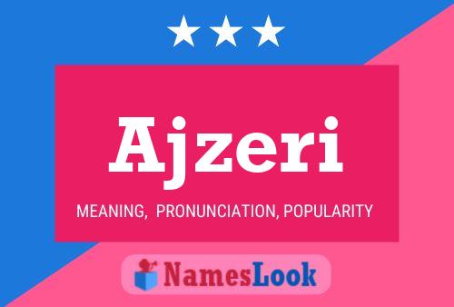 ملصق اسم Ajzeri