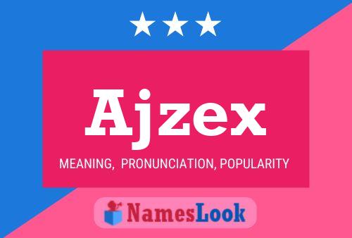 ملصق اسم Ajzex