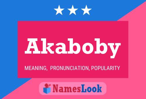 ملصق اسم Akaboby