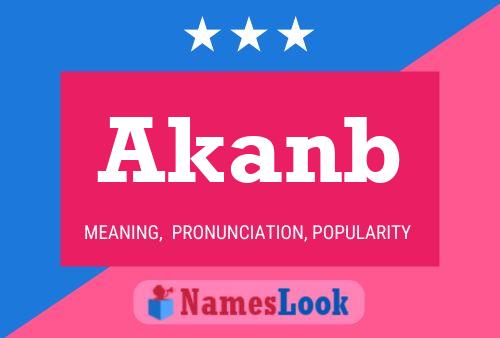 ملصق اسم Akanb