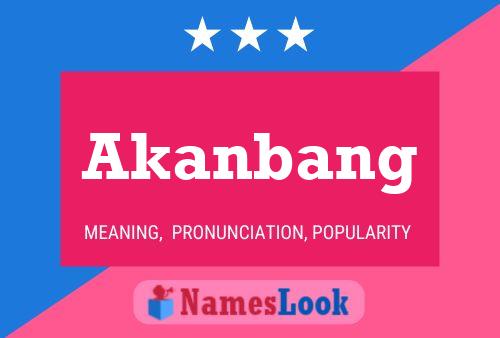 ملصق اسم Akanbang