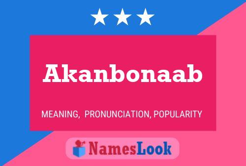 ملصق اسم Akanbonaab