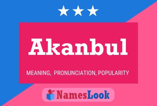 ملصق اسم Akanbul