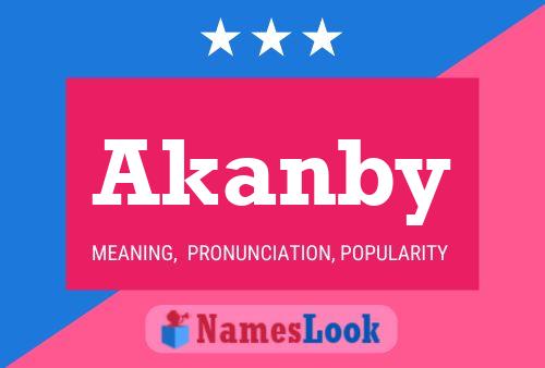 ملصق اسم Akanby