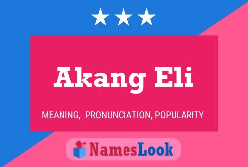 ملصق اسم Akang Eli