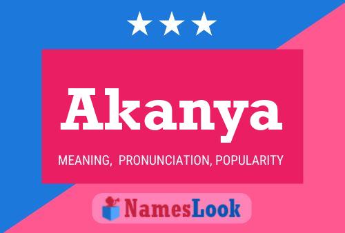 ملصق اسم Akanya