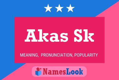 ملصق اسم Akas Sk