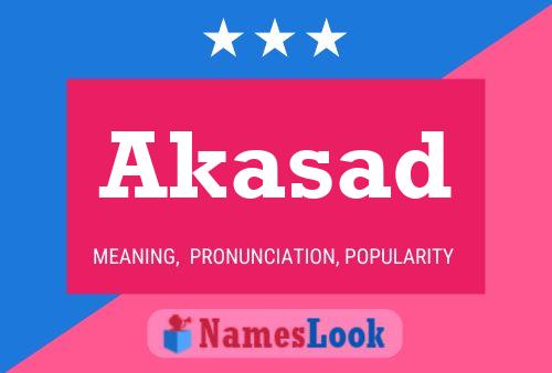 ملصق اسم Akasad