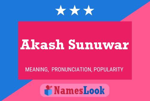 ملصق اسم Akash Sunuwar