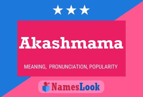 ملصق اسم Akashmama