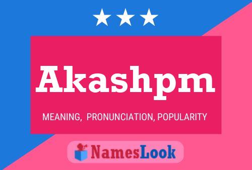 ملصق اسم Akashpm