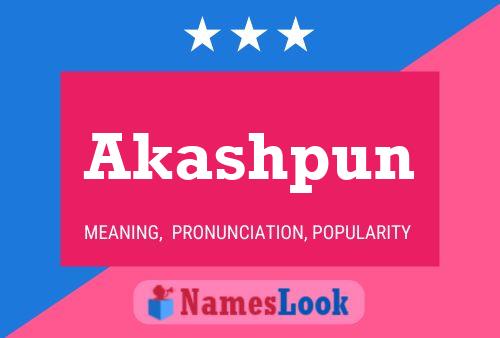 ملصق اسم Akashpun