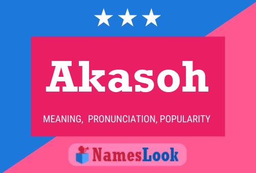 ملصق اسم Akasoh