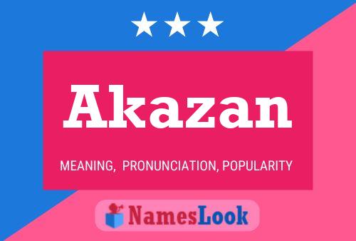 ملصق اسم Akazan