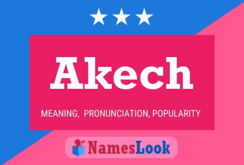 ملصق اسم Akech