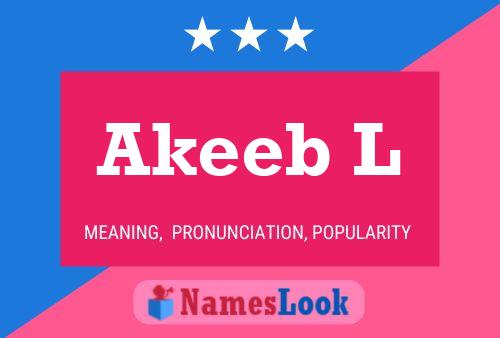 ملصق اسم Akeeb L