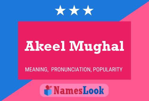 ملصق اسم Akeel Mughal