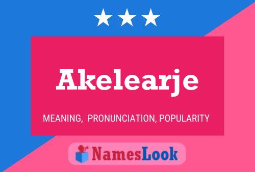 ملصق اسم Akelearje