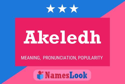 ملصق اسم Akeledh