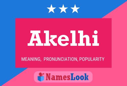 ملصق اسم Akelhi