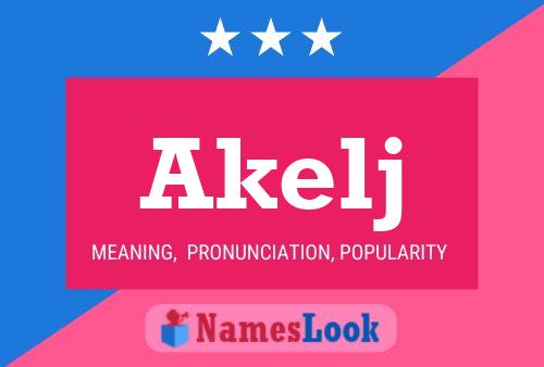 ملصق اسم Akelj