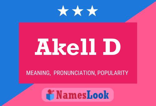 ملصق اسم Akell D