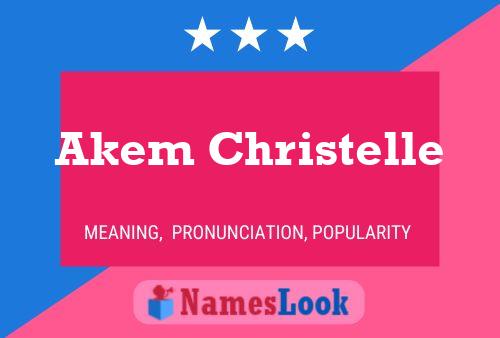 ملصق اسم Akem Christelle