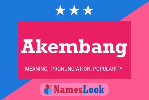 ملصق اسم Akembang