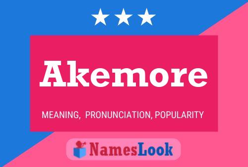 ملصق اسم Akemore