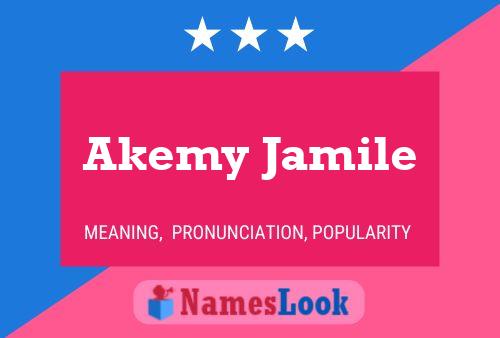 ملصق اسم Akemy Jamile