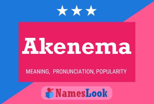 ملصق اسم Akenema