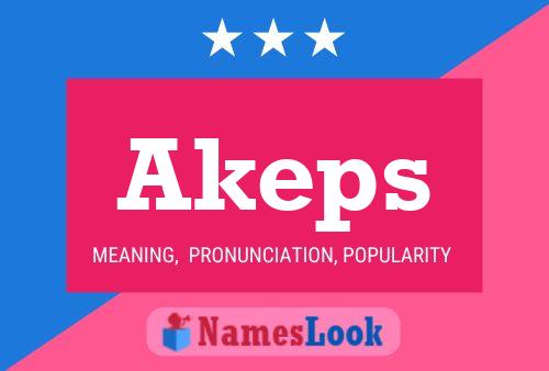 ملصق اسم Akeps