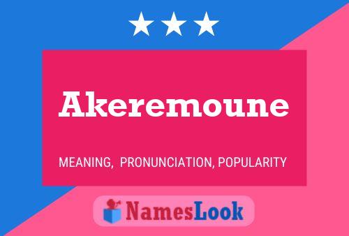 ملصق اسم Akeremoune