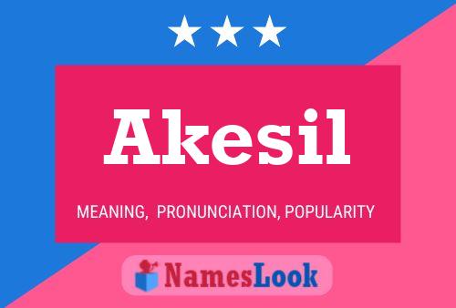 ملصق اسم Akesil