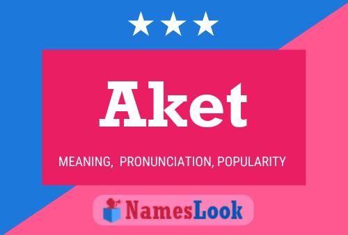 ملصق اسم Aket