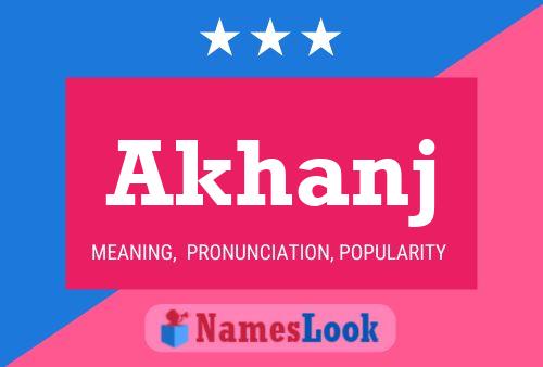 ملصق اسم Akhanj