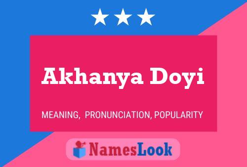 ملصق اسم Akhanya Doyi