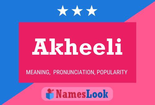 ملصق اسم Akheeli