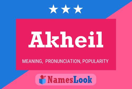 ملصق اسم Akheil