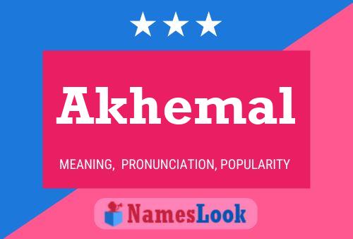 ملصق اسم Akhemal