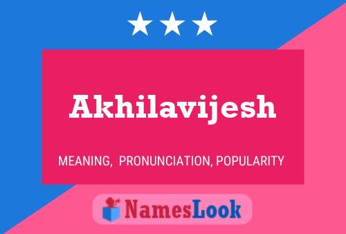 ملصق اسم Akhilavijesh