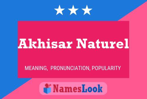 ملصق اسم Akhisar Naturel