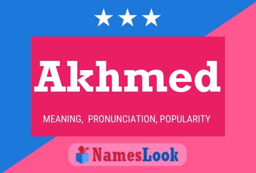 ملصق اسم Akhmed